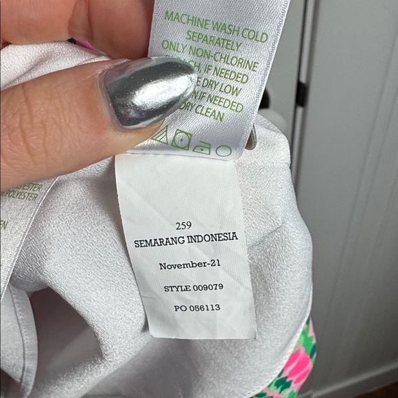 Lilly Pulitzer Martine Lileeze Dress Mandevilla Baby Always Worth It Size Small - Picture 7 of 10